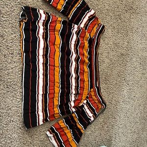 XL Shoulder Crop Top